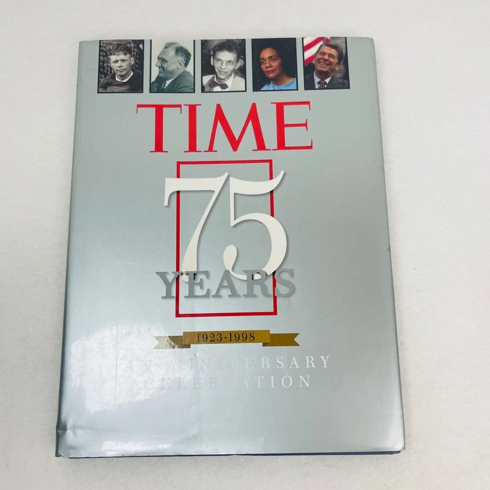 TIME 75 Years 1923-1998 Anniversary Celebration Hardcover History Book Photo
